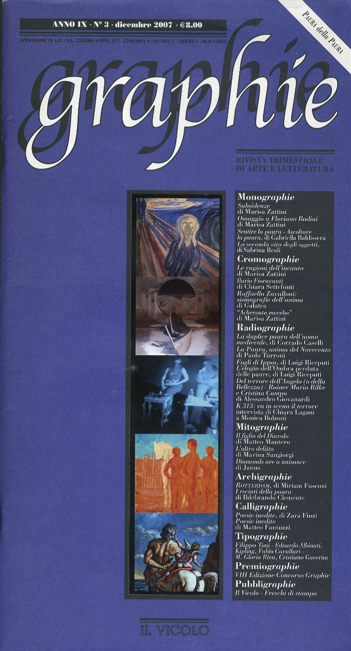 Graphìe. Paura della Paura. Anno IX. No 3