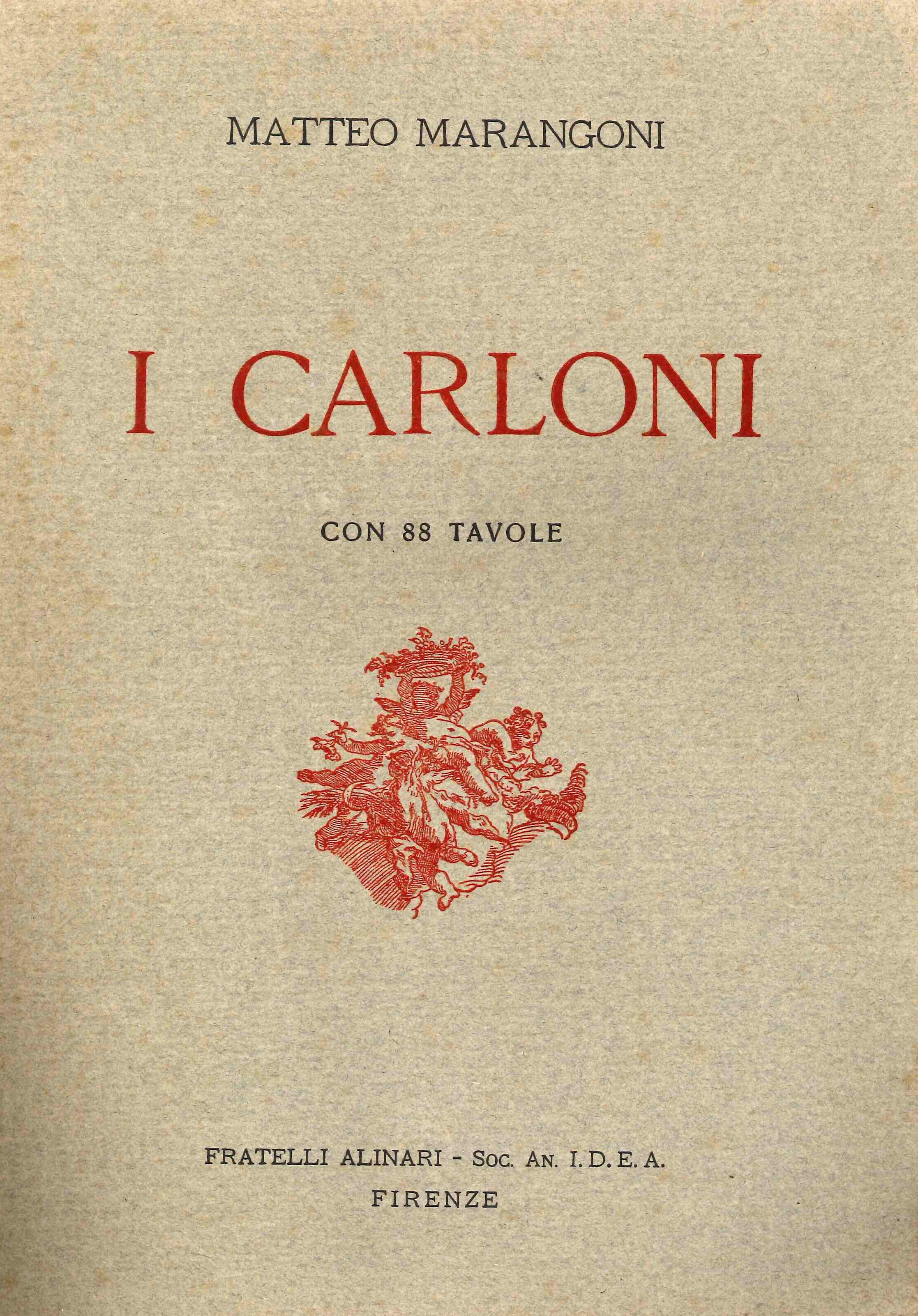 I Carloni. Con 88 Tavole