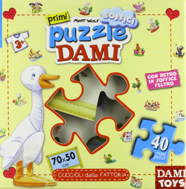 I cuccioli della fattoria. Libro puzzle