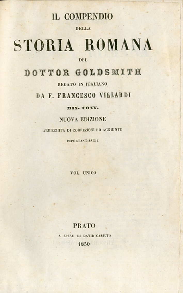 Il compendio della storia Romana
