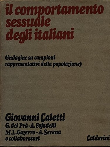 Il comportamento sessuale degli italiani