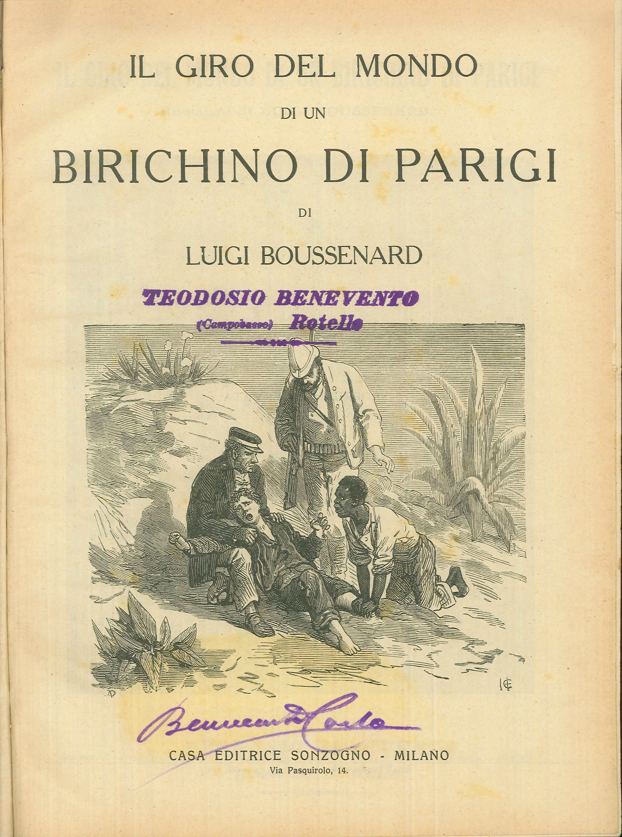 Il giro del mondo di un birichino di Parigi : …