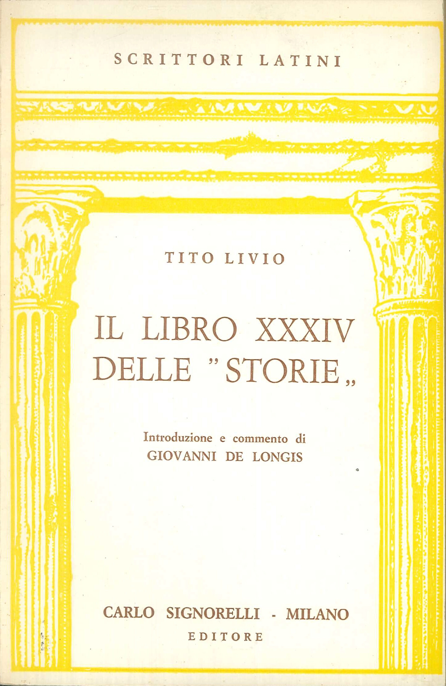 Il Libro XXXIV delle "Storie"