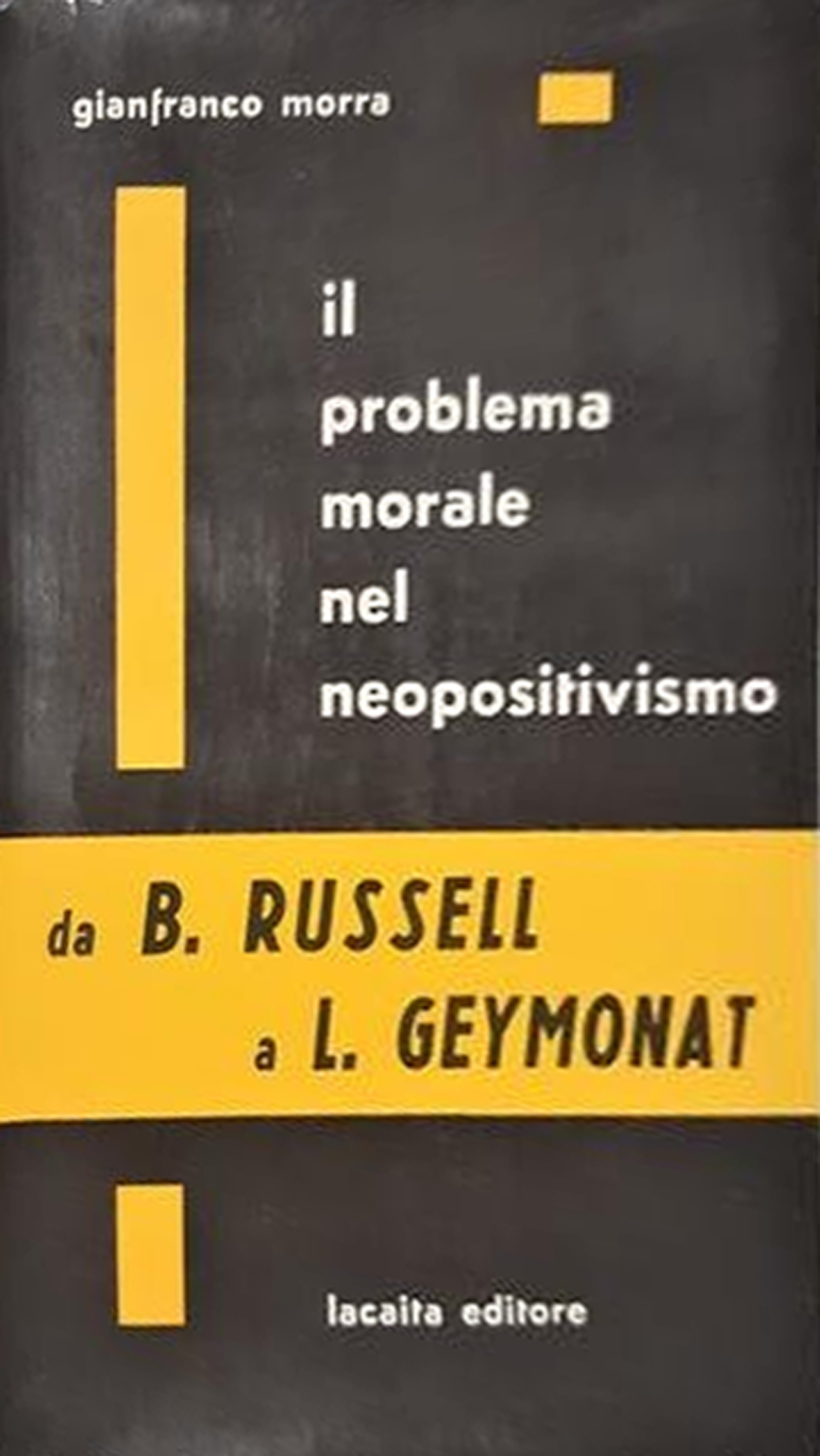 Il Problema Morale nel Neopositivismo