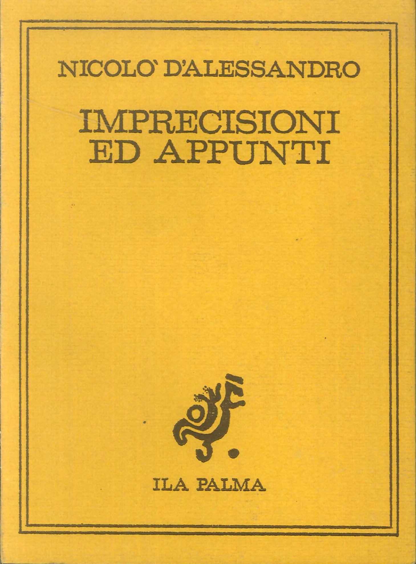 Imprecisioni ed appunti.