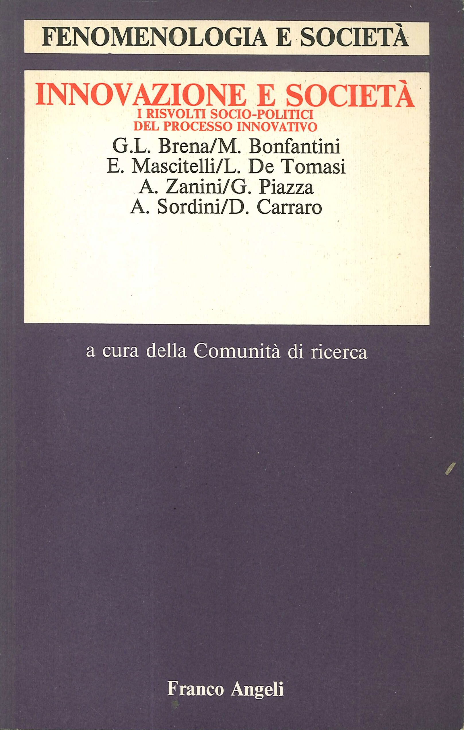 Innovazione e società. I risvolti sociopolitici del processo innovativo