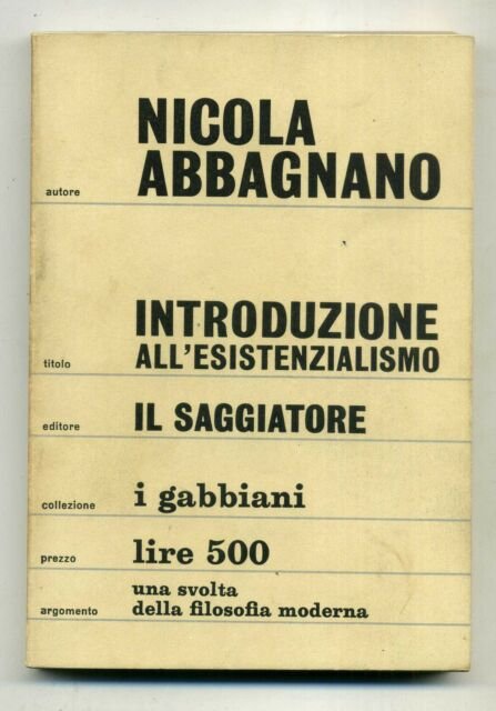 Introduzione all'esistenzialismo