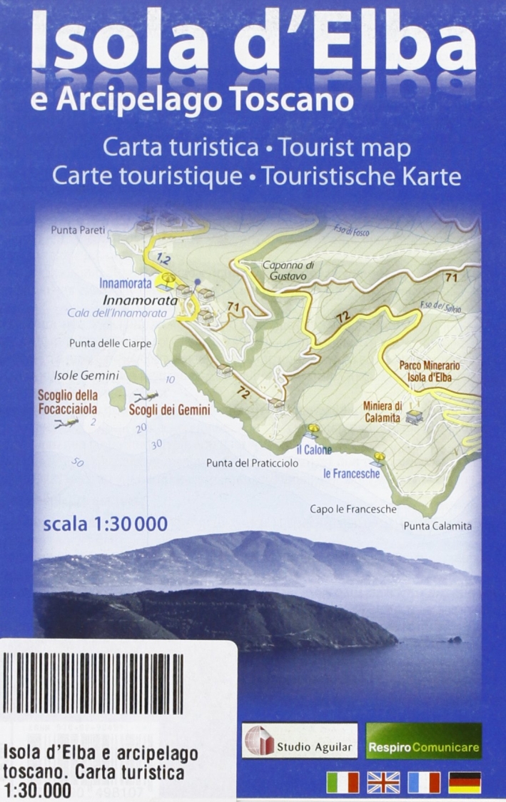 Isola d'Elba e arcipelago toscano. Carta turistica 1:30.000
