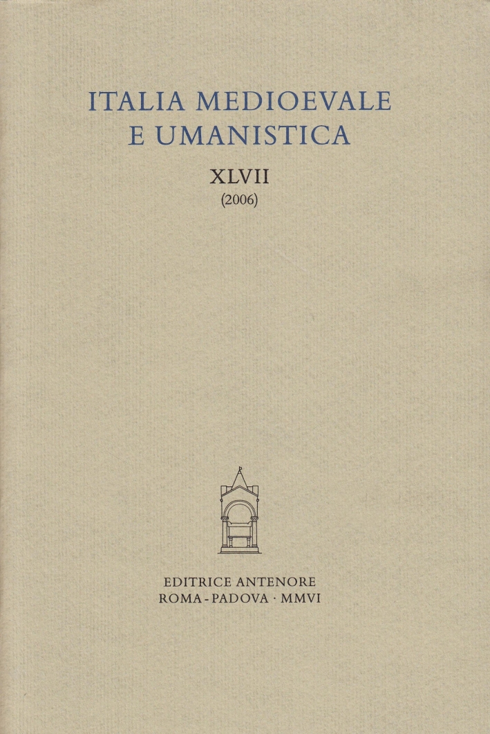 Italia medioevale e umanistica. Vol. 47