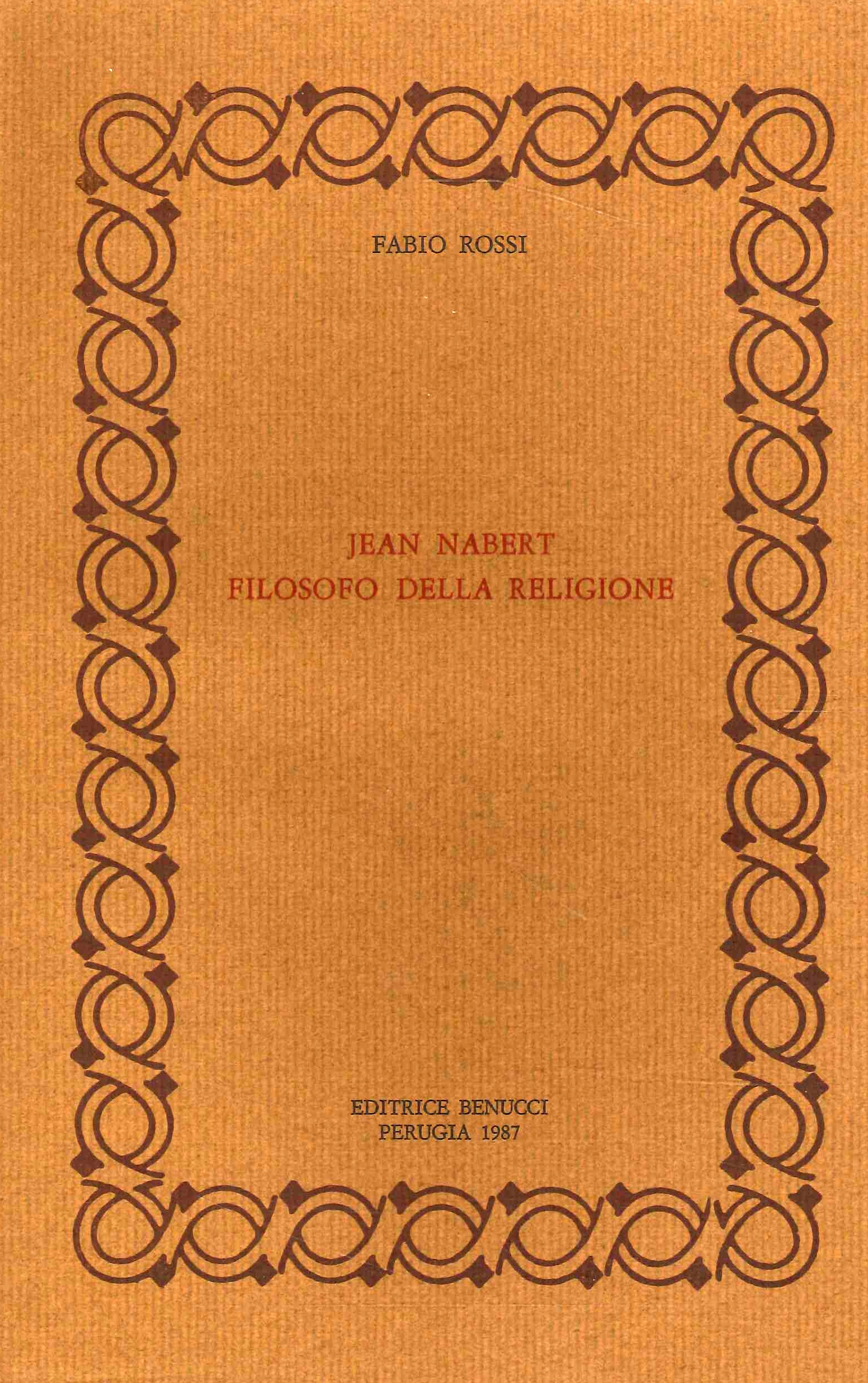 Jean Nabert. Filosofo della religione. 24