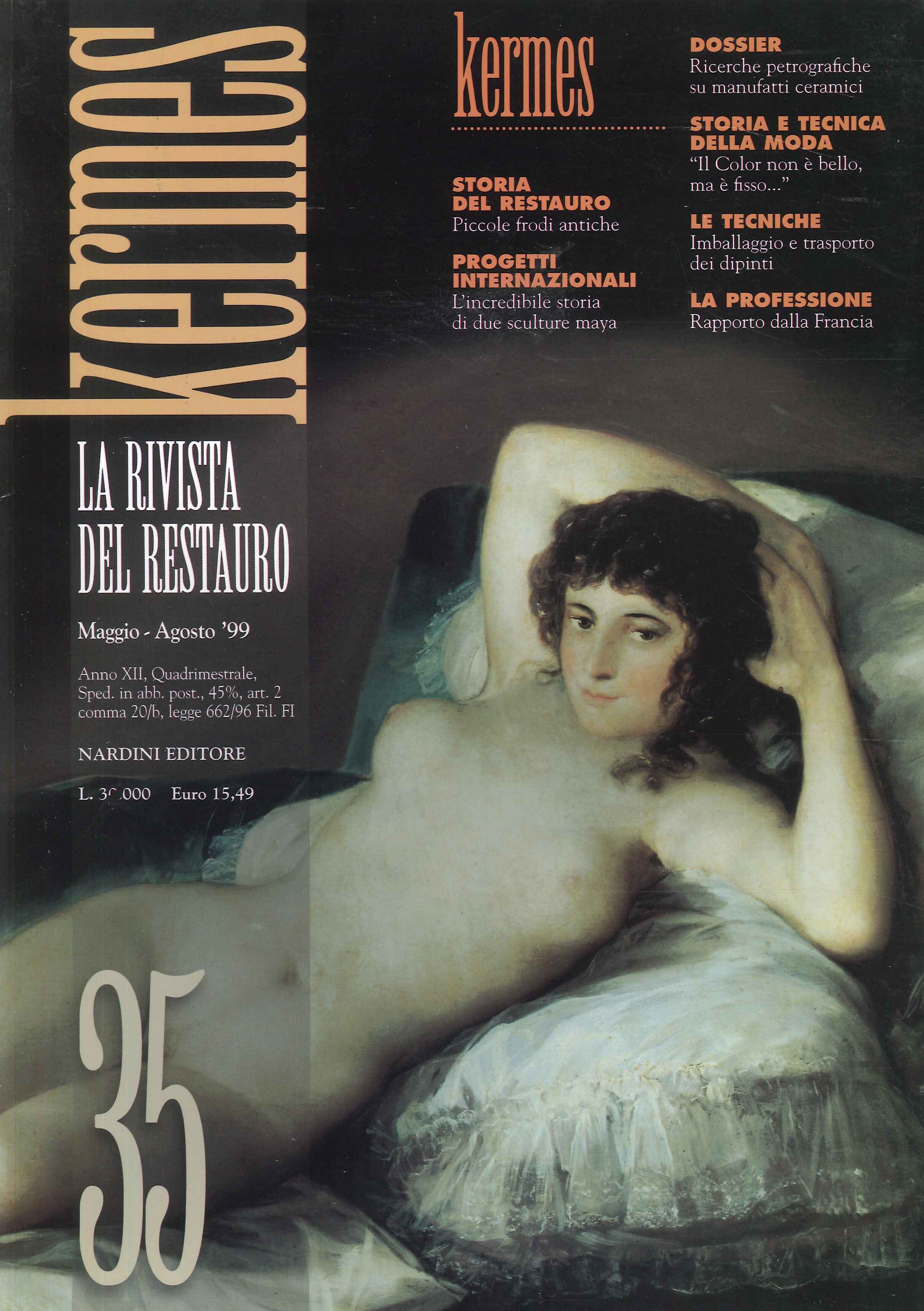 Kermes. La rivista del restauro. 35