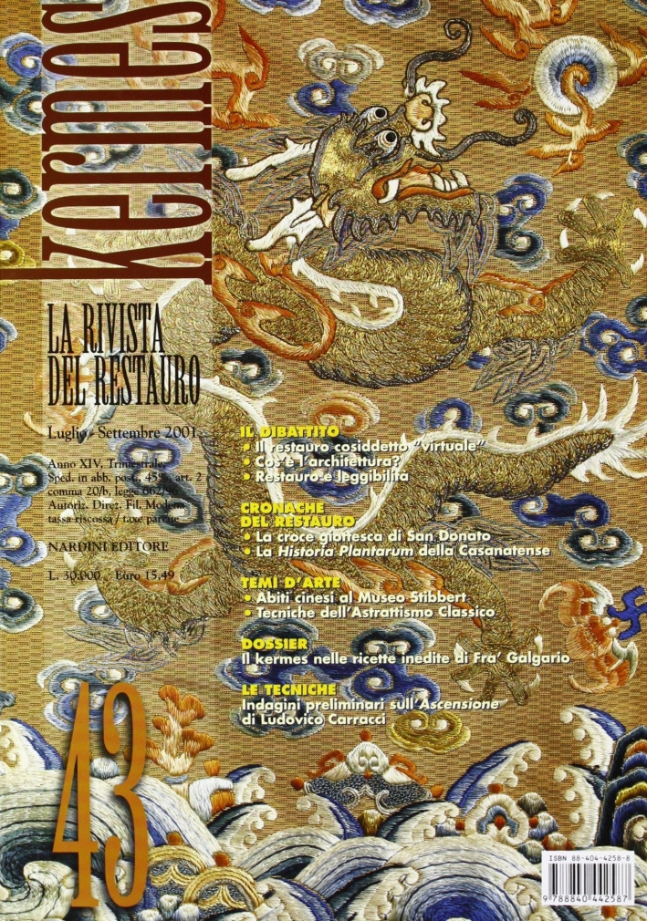 Kermes. La rivista del restauro.. 43