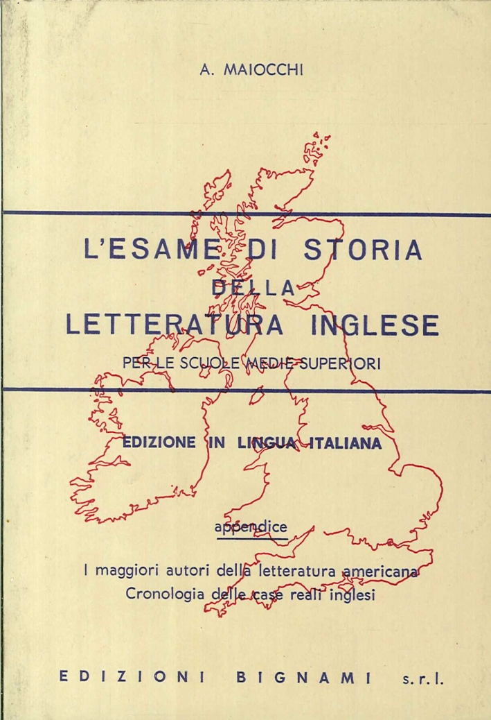 L'esame di storia della letteratura inglese