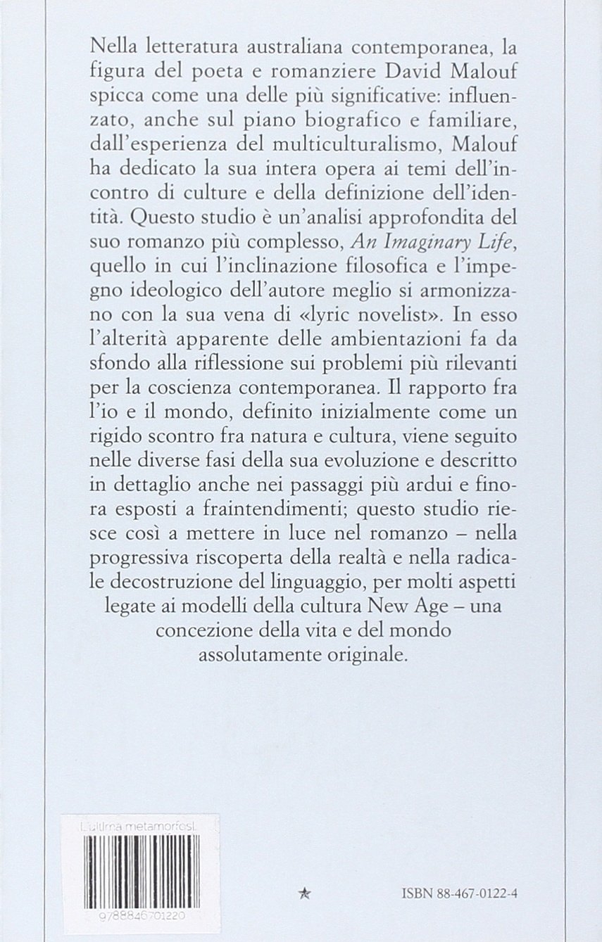 L'ultima metamorfosi. «An imaginary life» di David Malouf