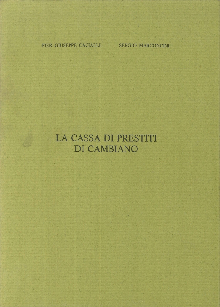 La Cassa di prestiti di Cambiano