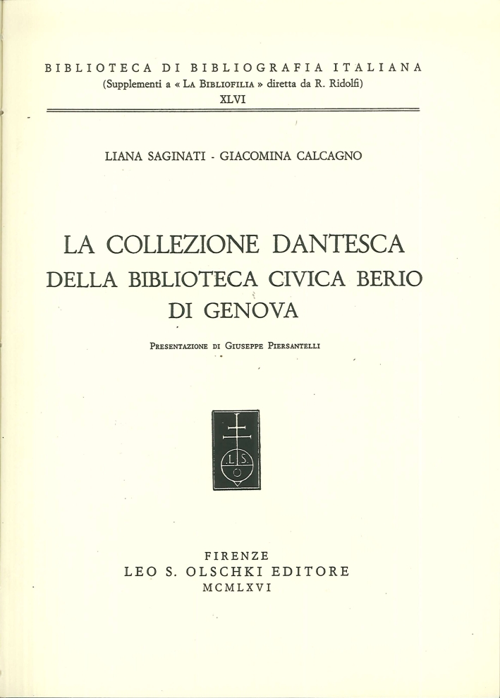 La collezione dantesca della Biblioteca civica Berio di Genova