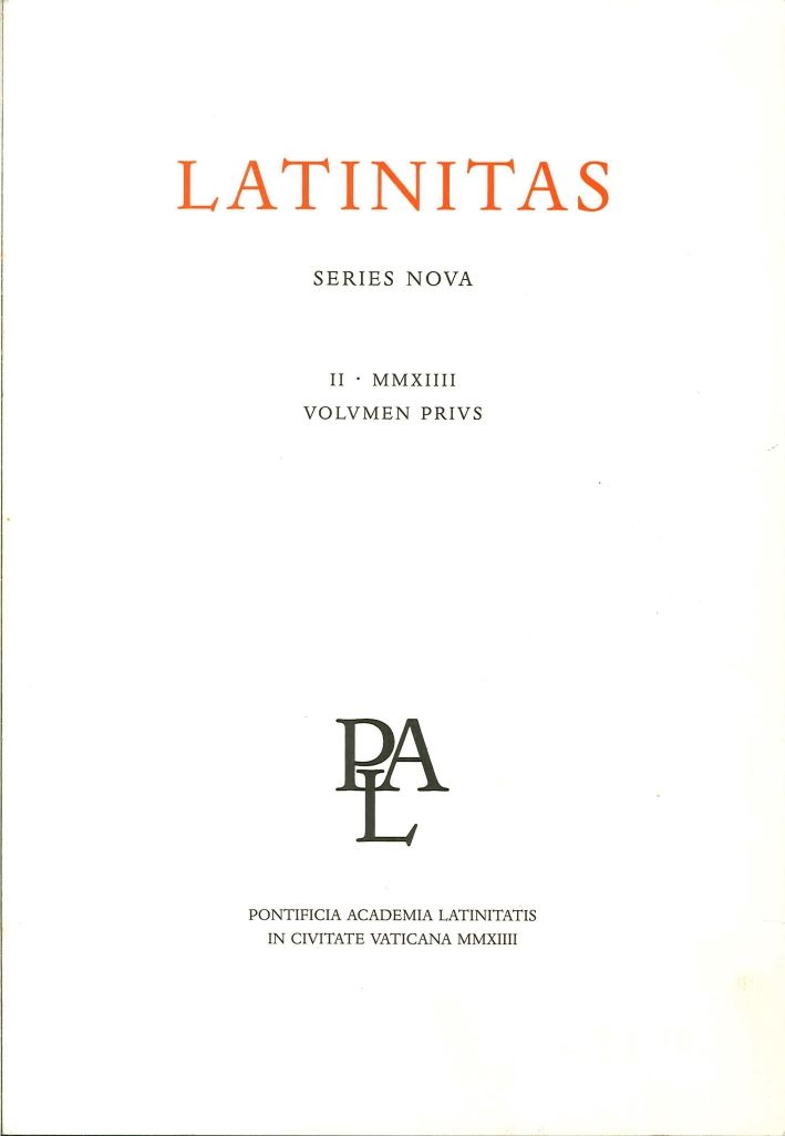 Latinitas. Series Nova. Annata II. 2014. Volumen Prius