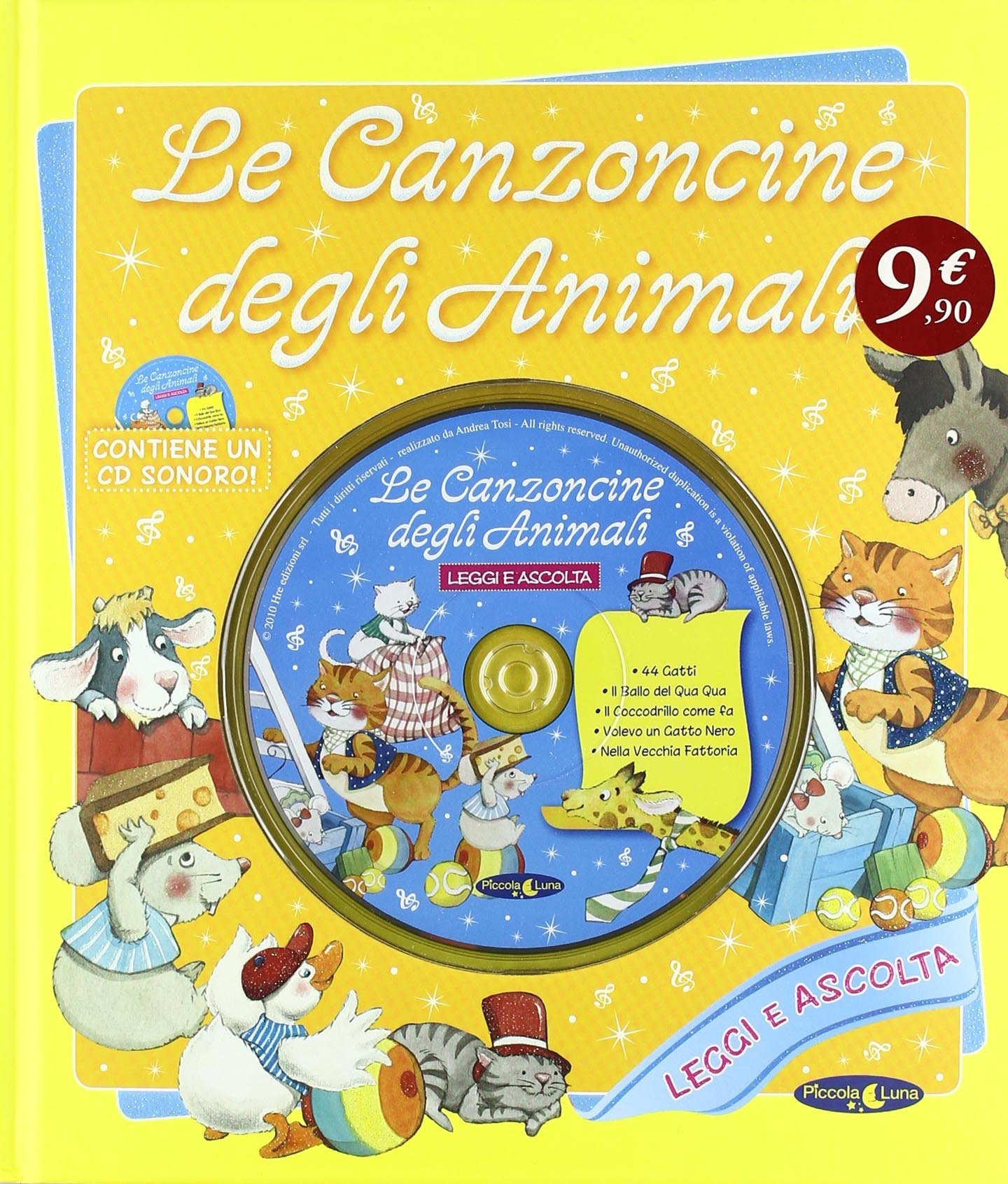 Le canzoncine degli animali. Con CD Audio