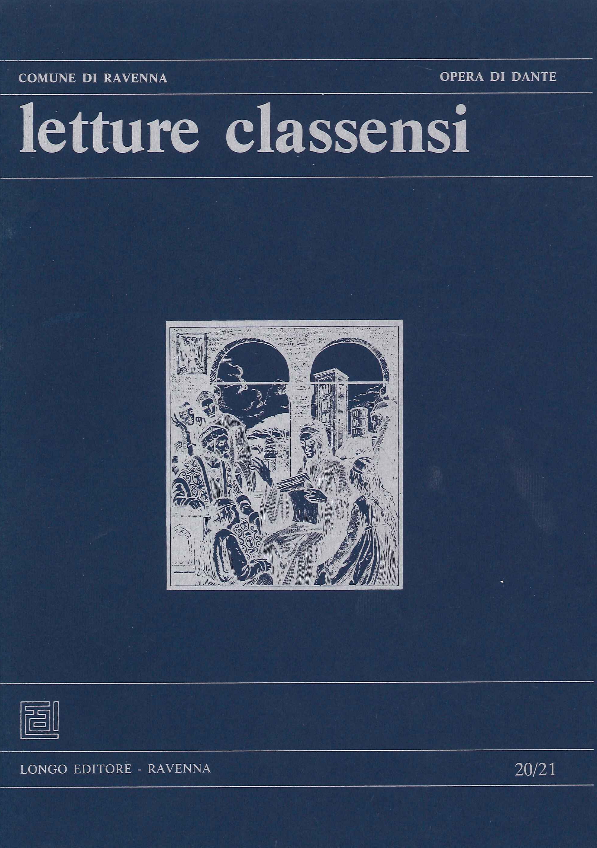 Letture Classensi. Vol. 20/21