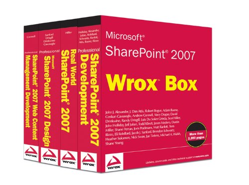 Microsoft Sharepoint 2007 Wrox Box: Pro Sharepoint 2007 Development, Real …
