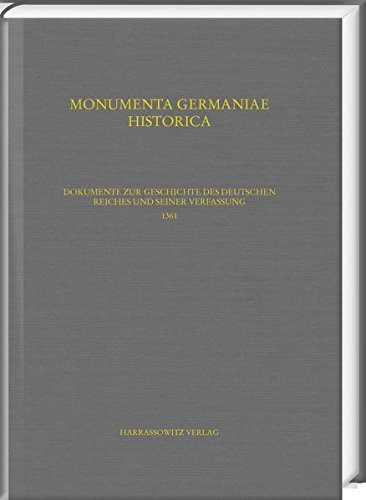 Monumenta Germaniae Historica. Dokumente Zur Geschichte Des Deutschen Reiches Und …
