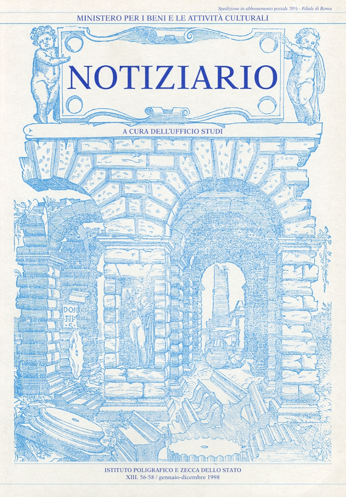 Notiziario XIII 56-58. Gennaio-Dicembre 1998