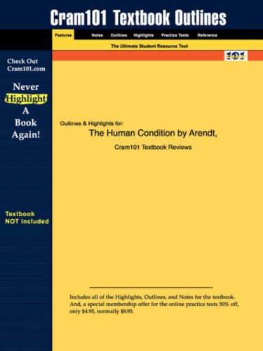 Outlines & Highlights For the Human Condition: Cram101 Testbook Outlines
