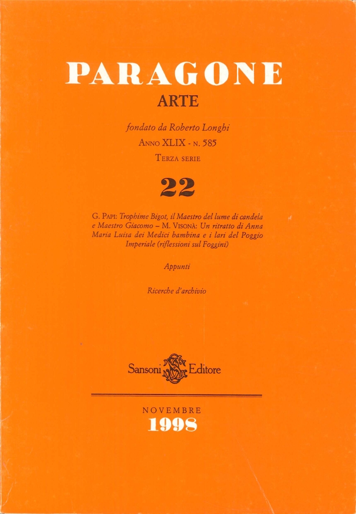 Paragone Arte 585. Terza serie. 22