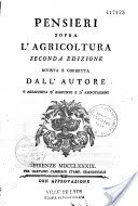 Pensieri Sopra l'Agricoltura