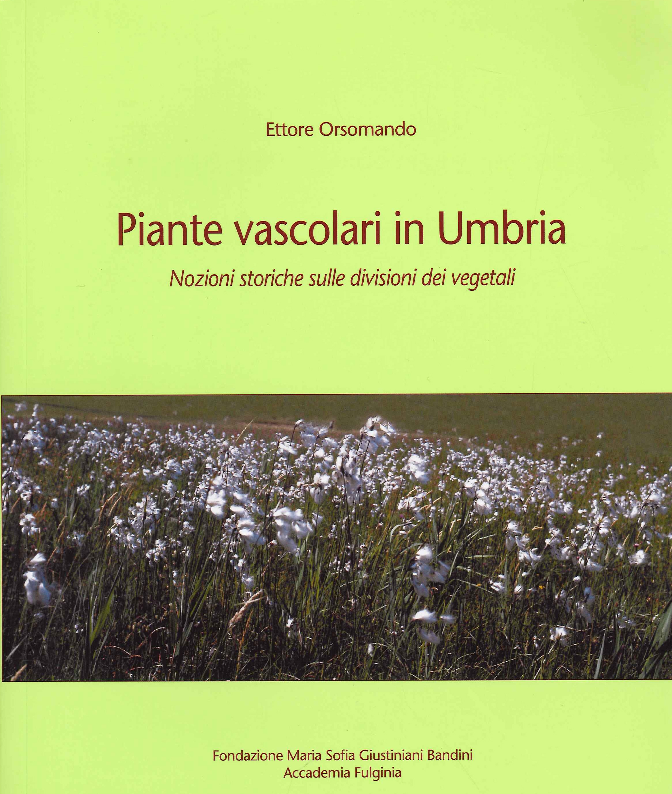 Piante Vascolari in Umbria. Nozioni Storiche sulle Divisioni dei Vegetali