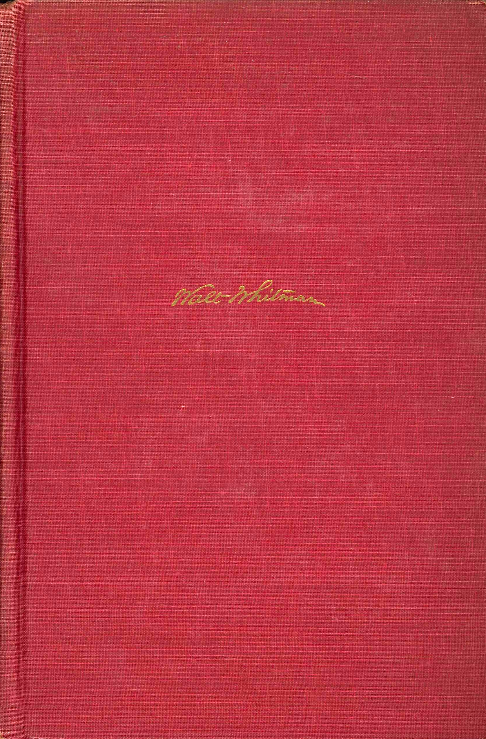 Poetry and Prose of Walt Whitman