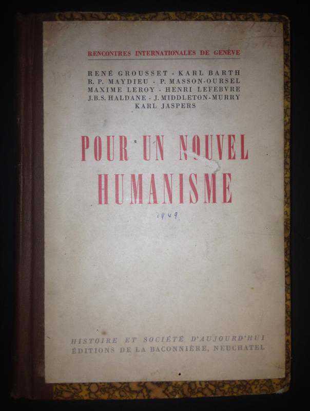 Pour un nouvel humanisme