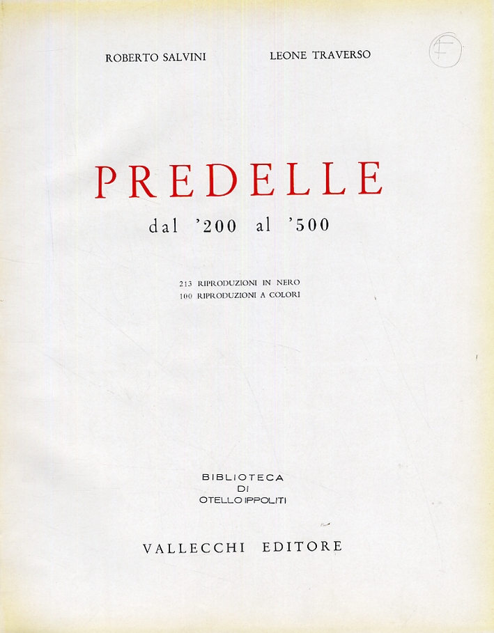 Predelle dal '200 al '500