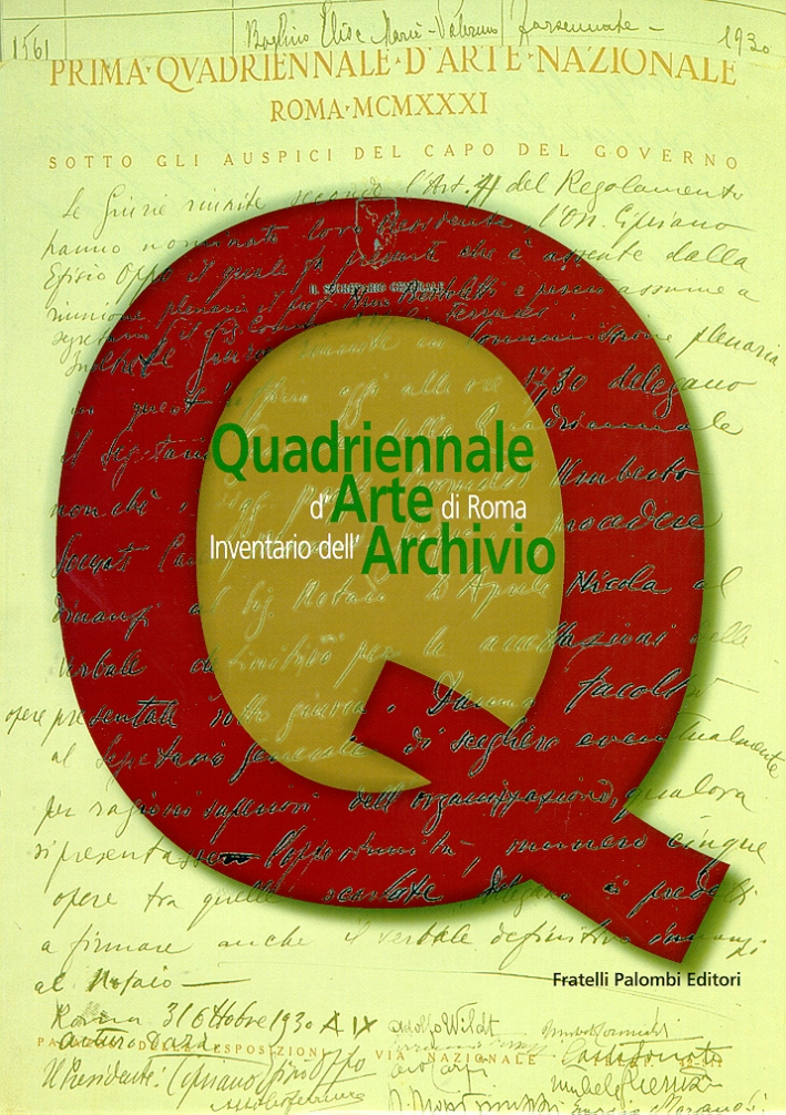 Quadriennale d'arte di Roma. Inventario dell'archivio