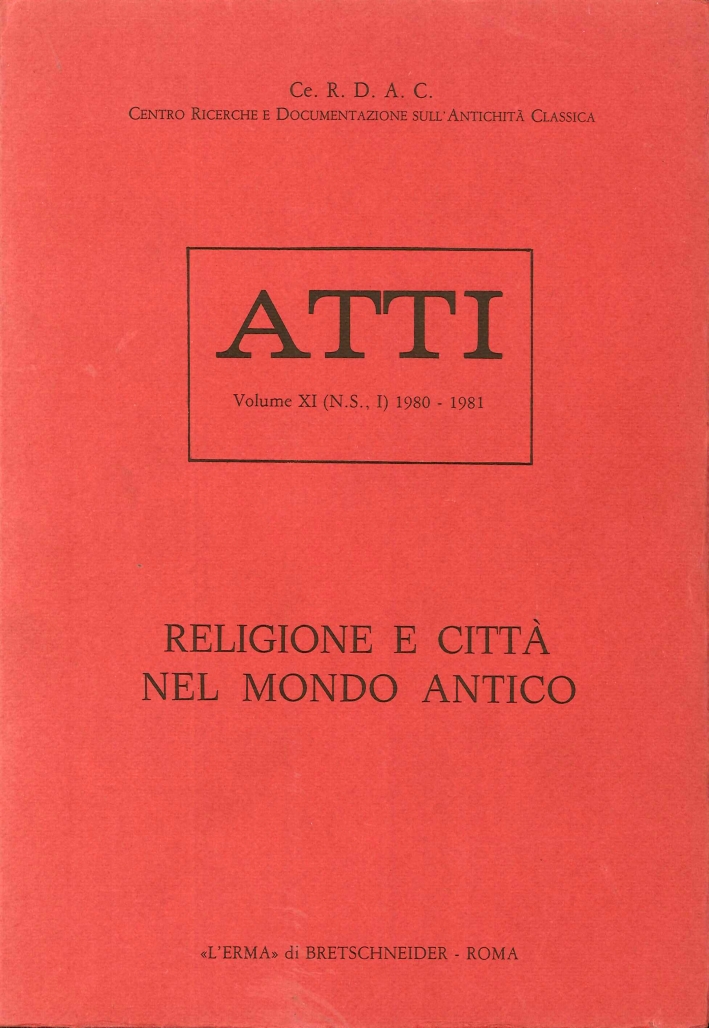 Religione e Città nel Mondo Antico