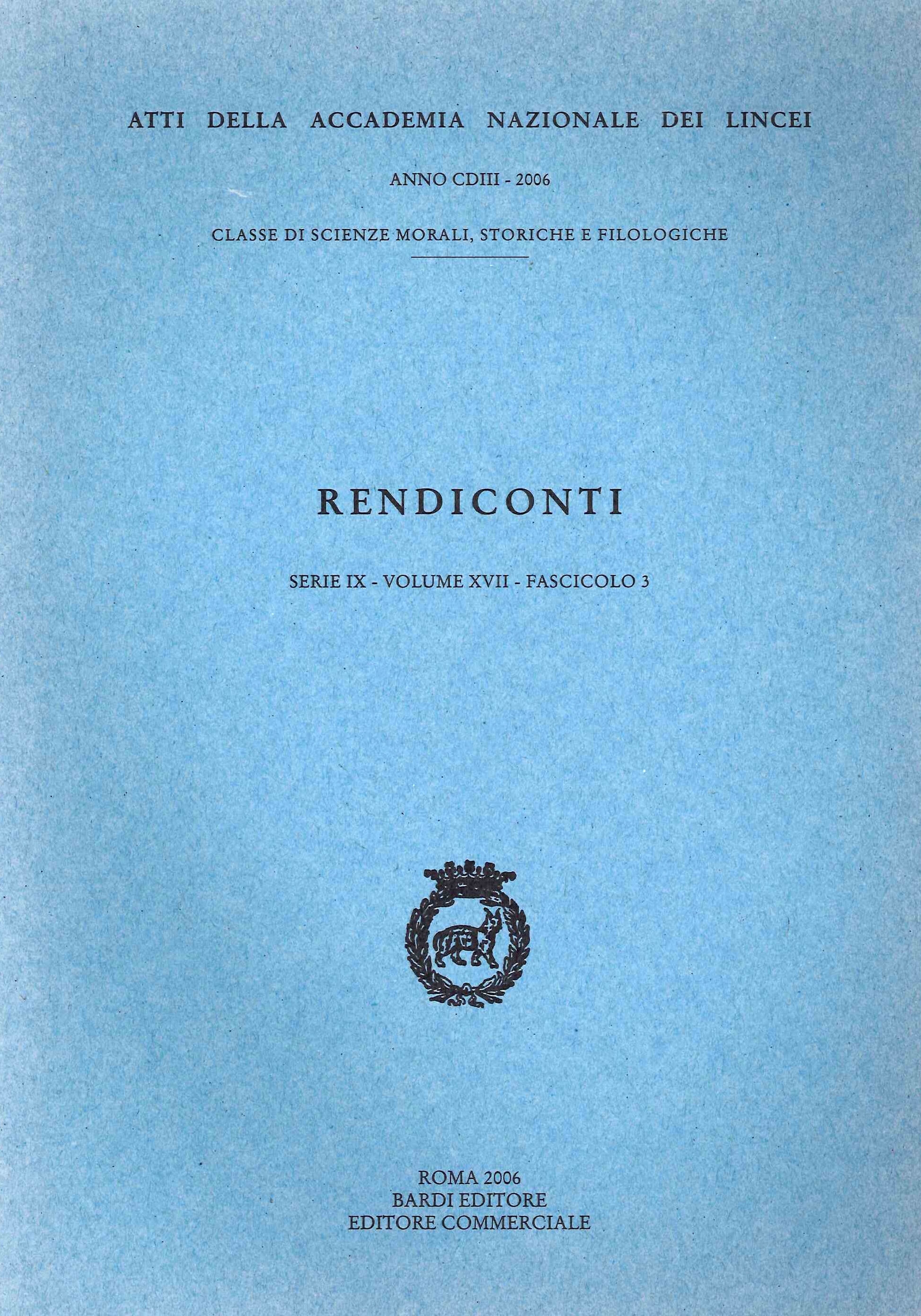 Rendiconti. Serie IX. Volume XVII. Fascicolo 3