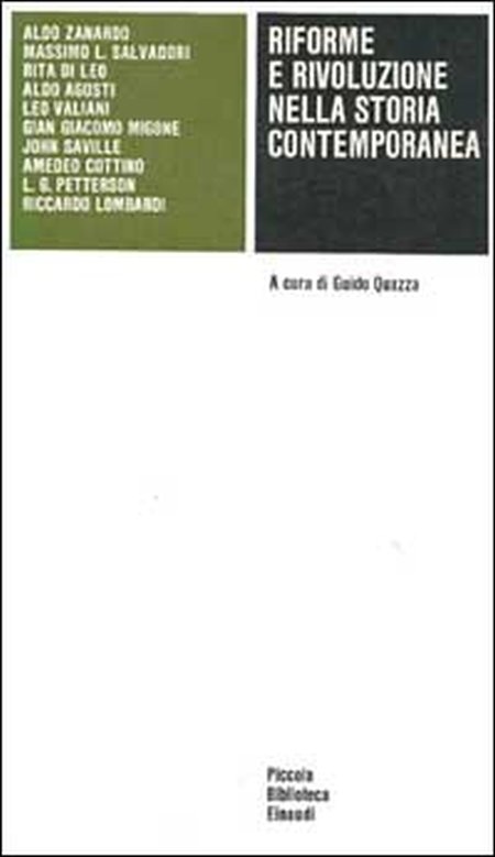 Riforme e rivoluzione nella storia contemporanea