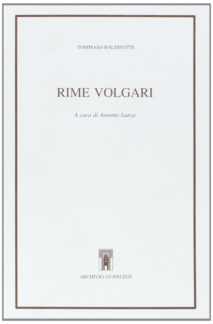 Rime volgari