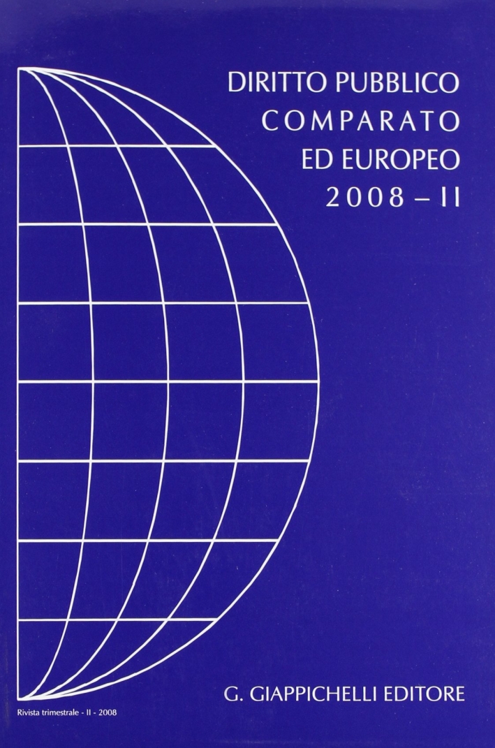 Rivista di Diritto Pubblico Comparato ed Europeo 2008/2