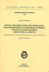 Signal transduction and neoplastic transformation in endocrine systems. Molecular mechanisms …