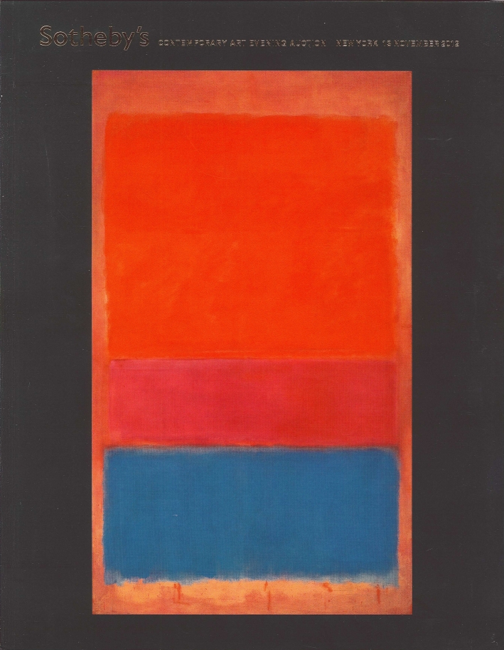 Sotheby's Contemporary Art Evening Auction. New York 13 November 2012, …