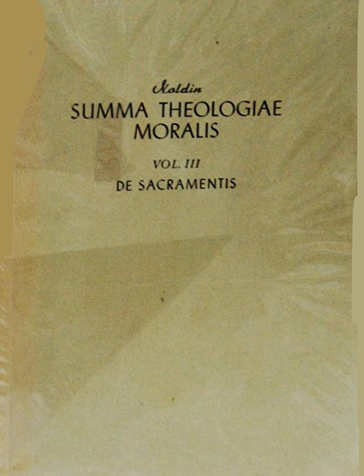 Summa theologiae moralis III - De Sacramentis