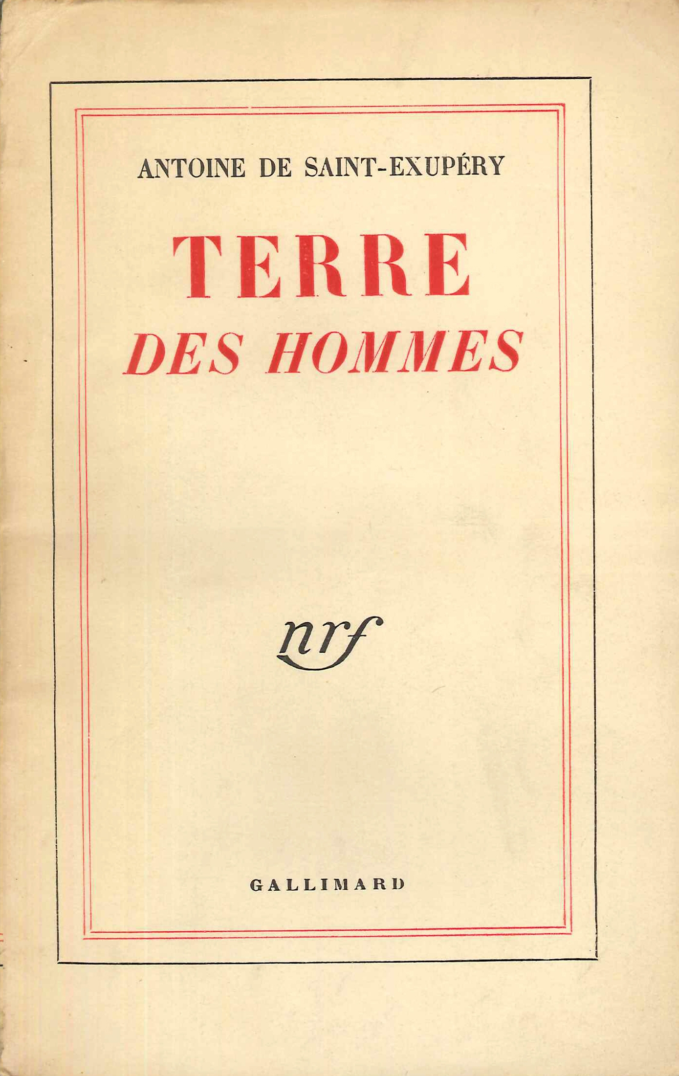 Terre des hommes