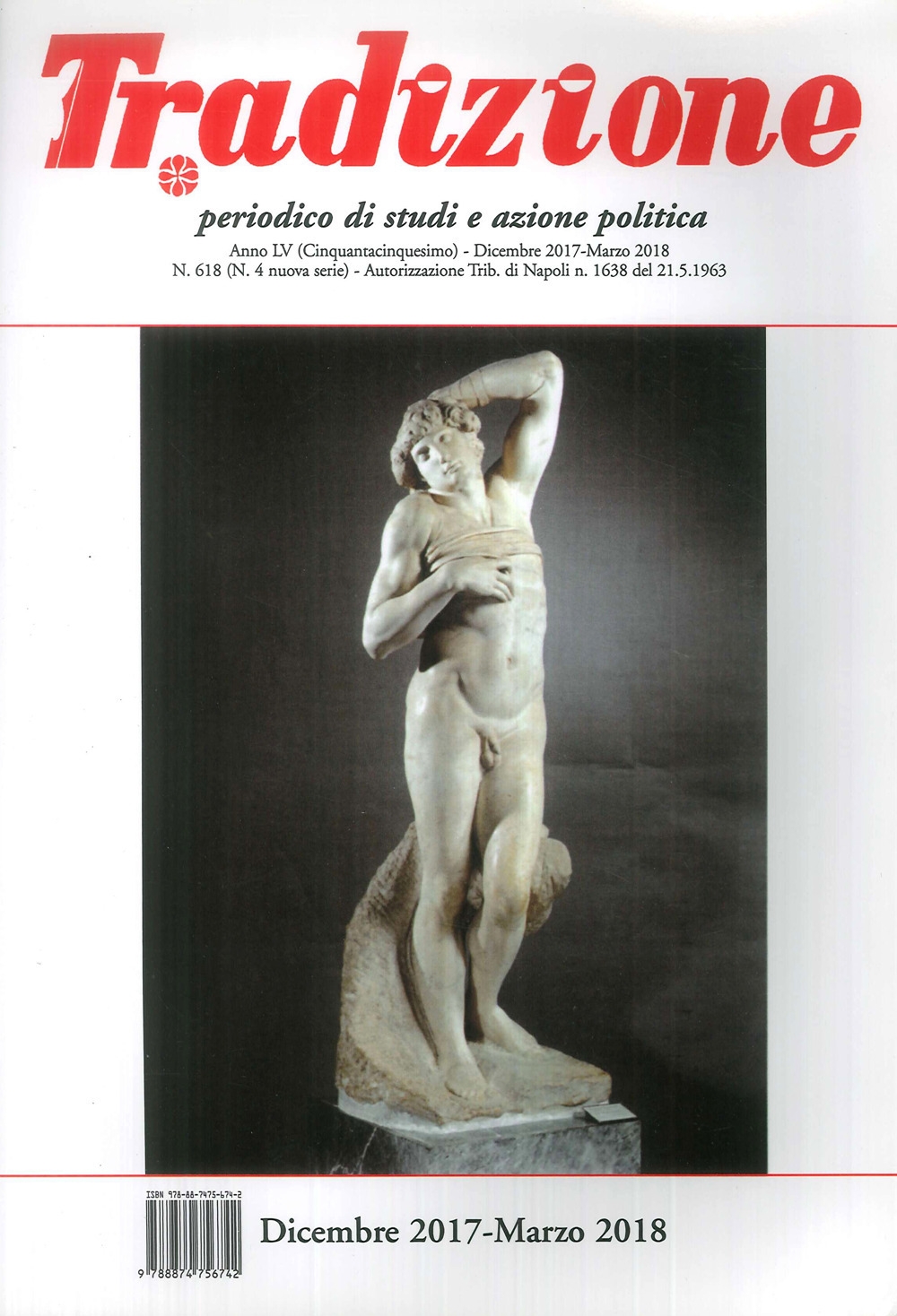 Tradizione (2018). Vol. 618: Dicembre 2017-marzo 2018
