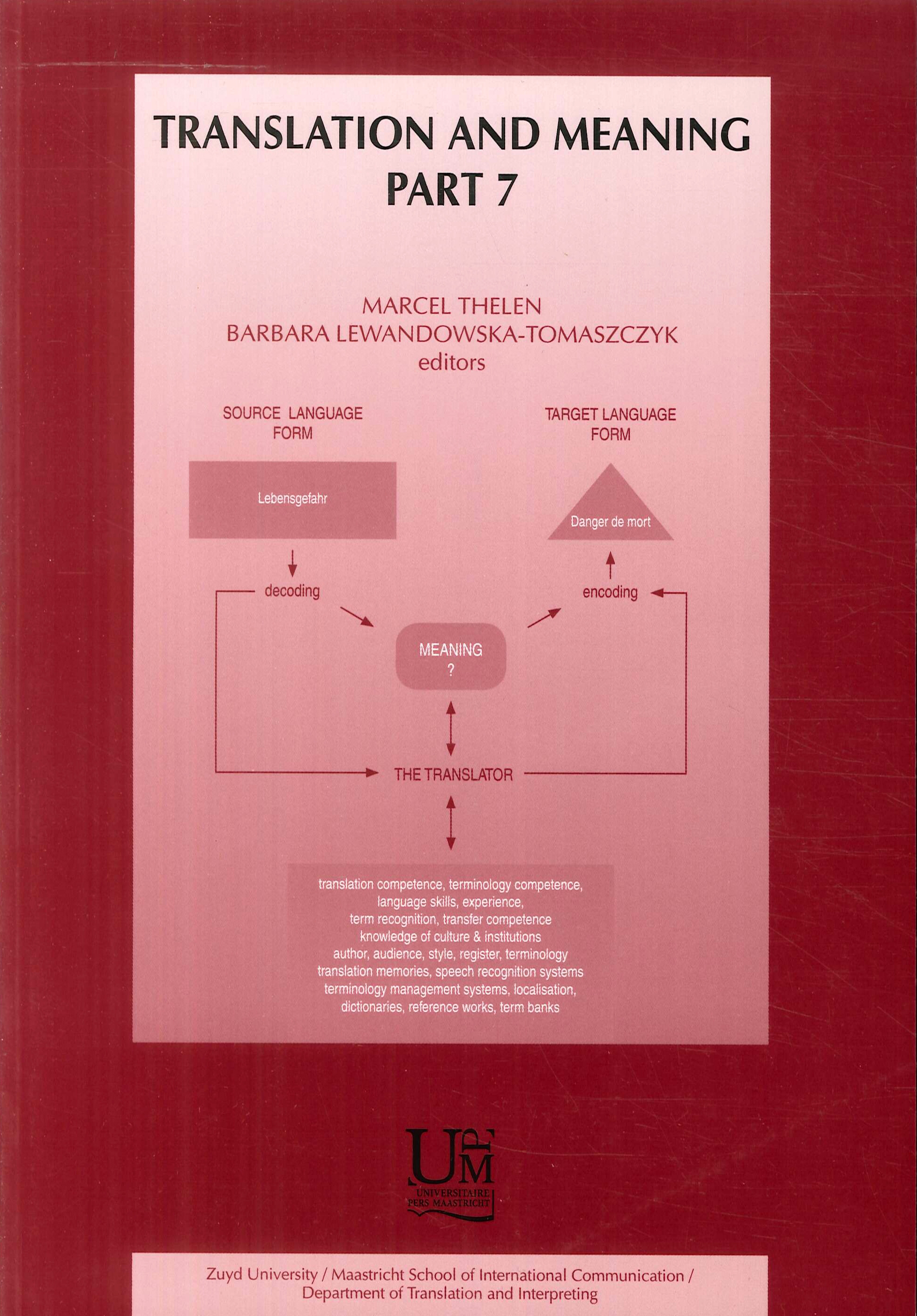 Translation and Meaning. Part 7