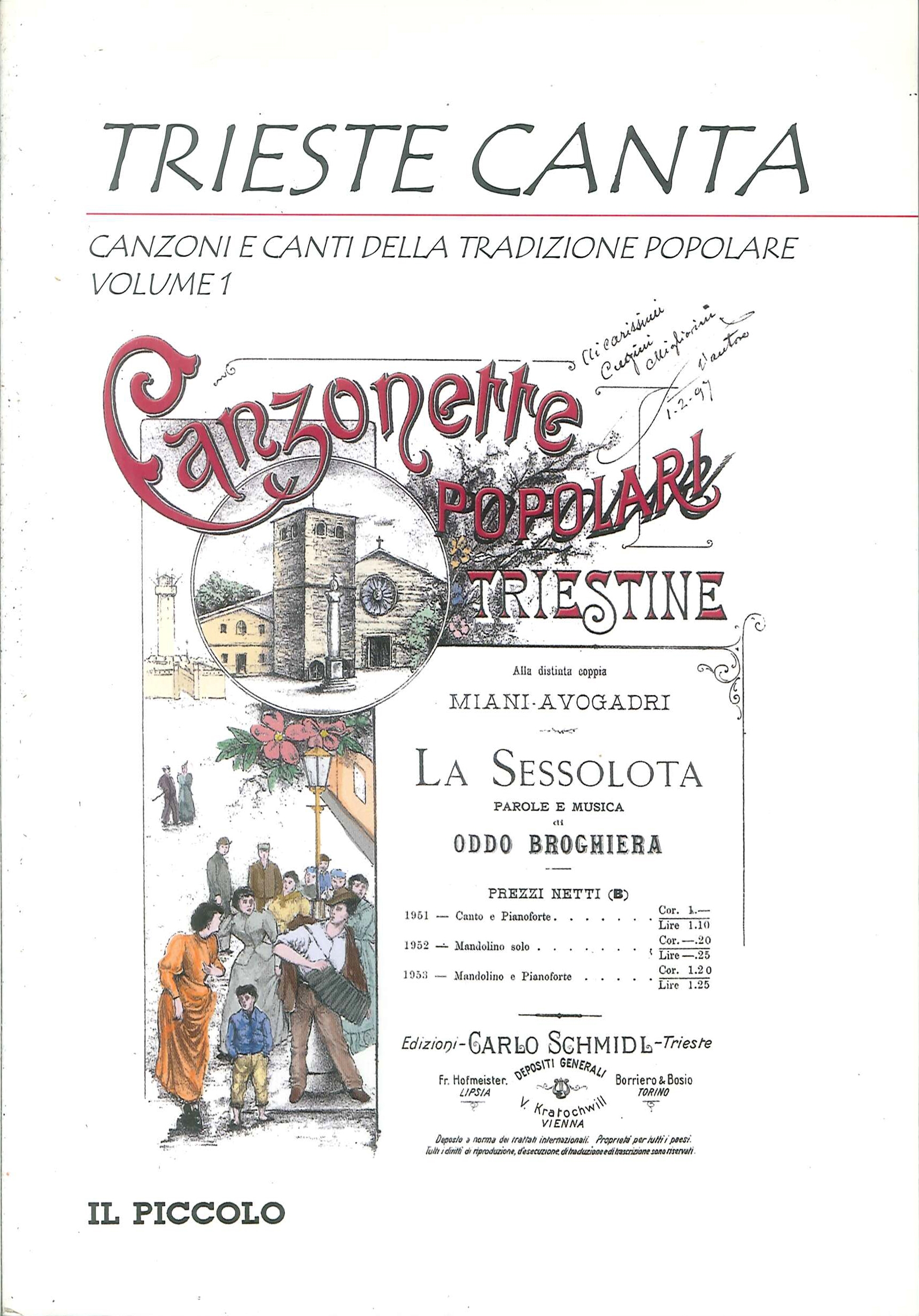 Trieste Canta. Canzoni e Canti della Tradizione Popolare. 4 volumi