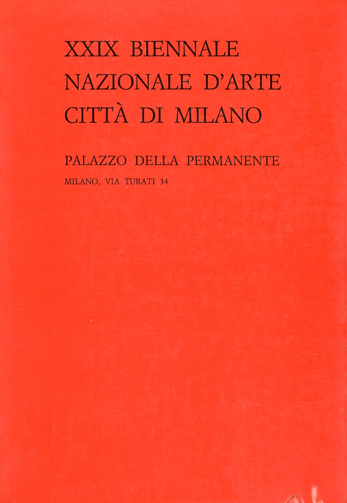 XXIX Biennale Nazionale d'Arte Città di Milano