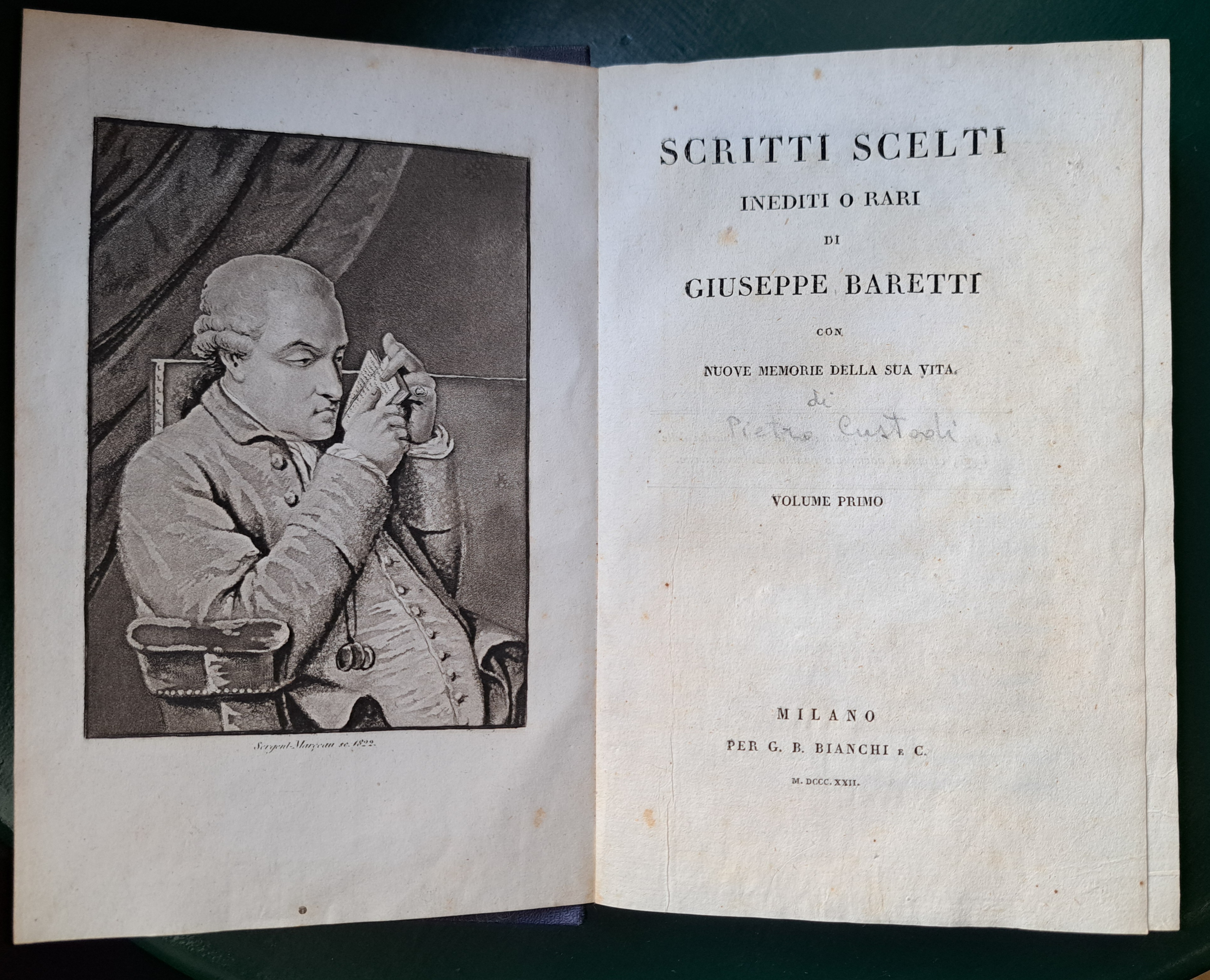 Scritti scelti inediti o rari con Nuove memorie della sua …