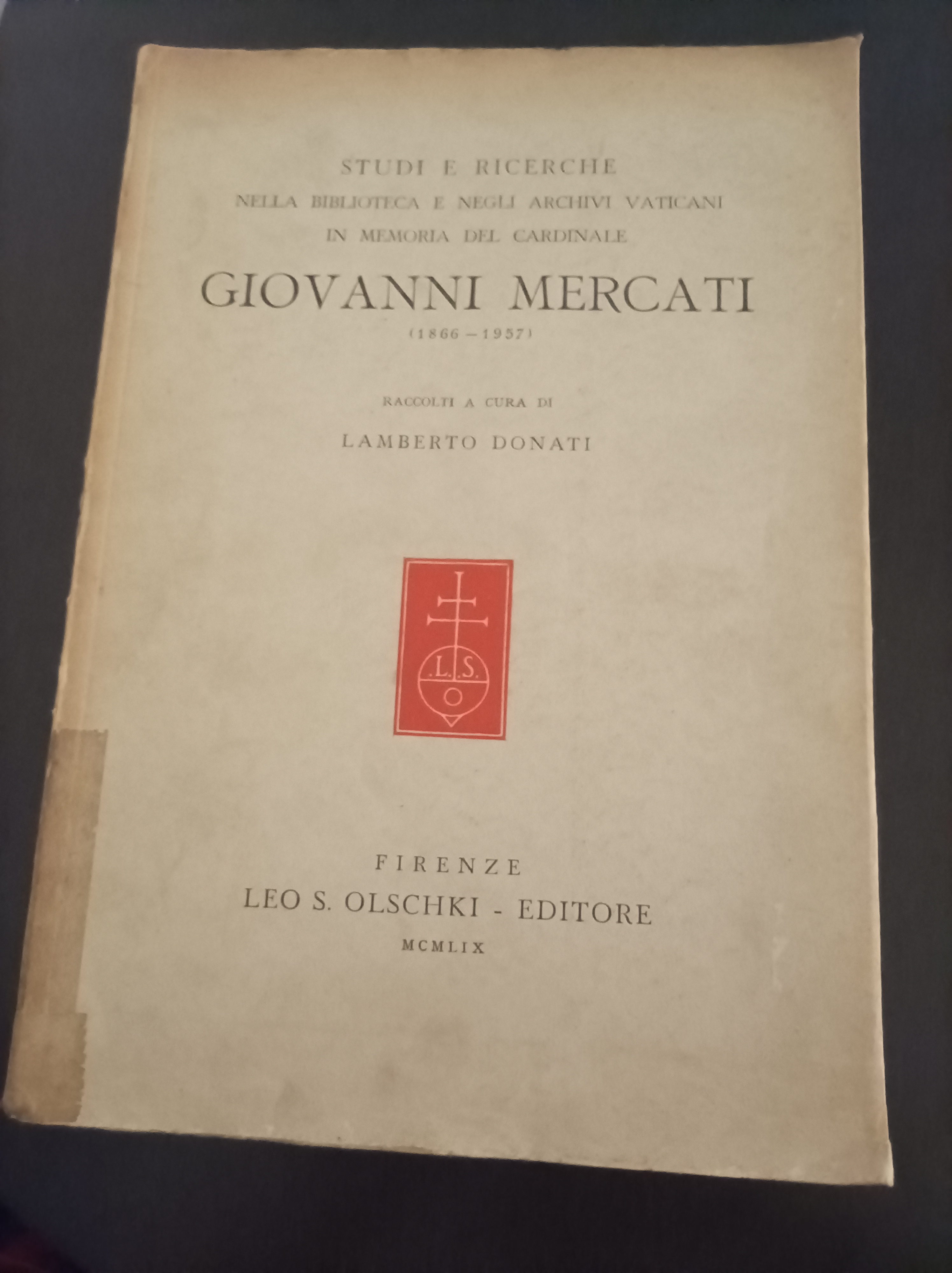 Studi e ricerche nella biblioteca e negli archivi vaticani in …