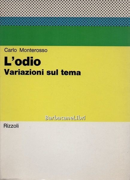 L'odio. Variazioni sul tema